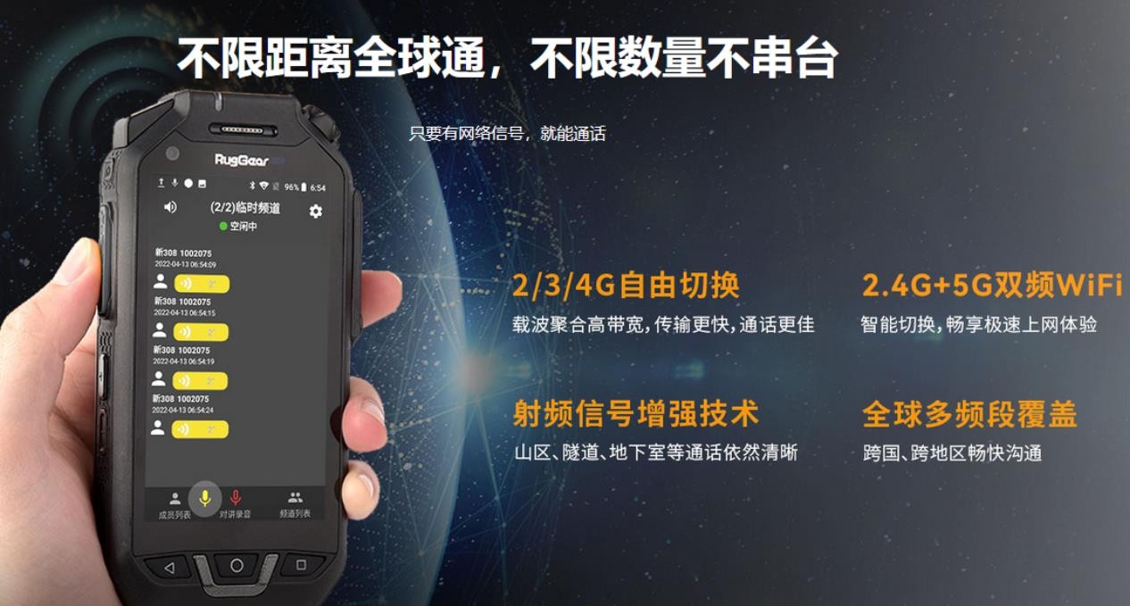 为什么要选择4G公网对讲机