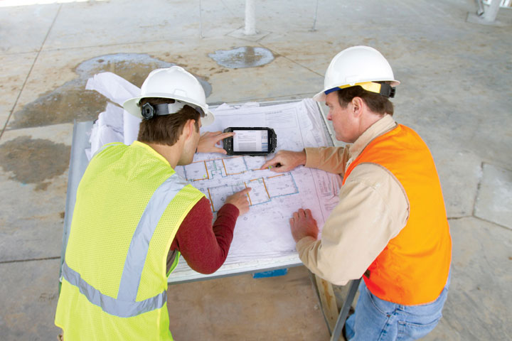 建筑现场工人为什么必备坚固型智能手机？