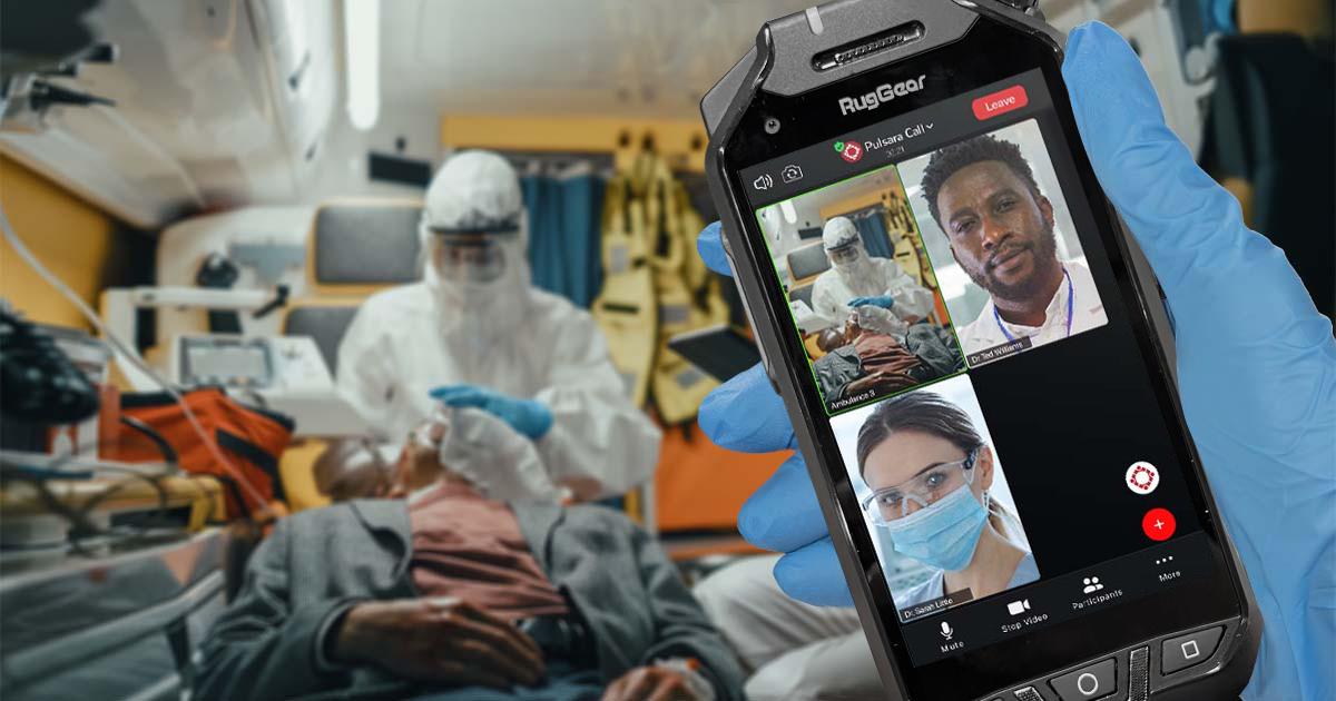 朗界RugGear RG750：助力打通医疗急救数字化极速通道